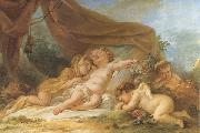 Nicolas-rene jollain Sleeping Cupid oil painting picture wholesale